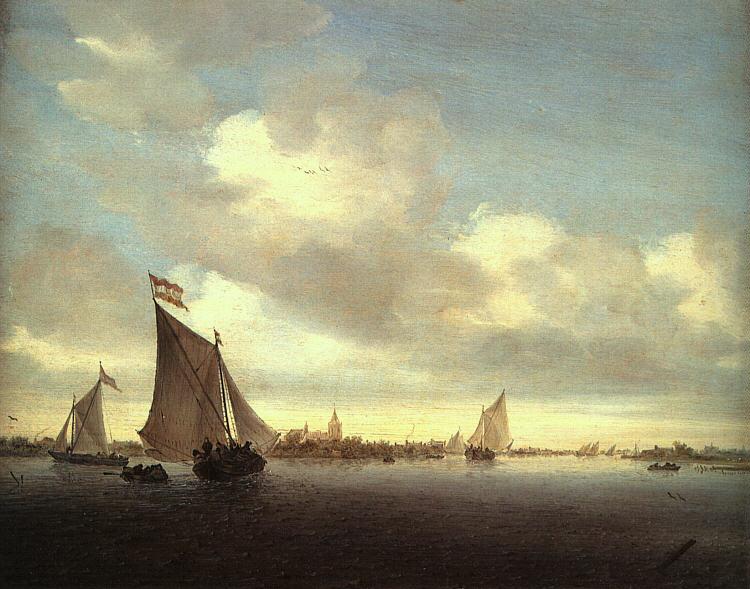 Saloman van Ruysdael Marine Germany oil painting art